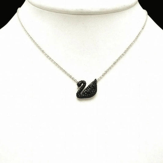 Luxury Crystal Swan Pendant Necklace – Elegant Swan Collection - MK Fashionclub