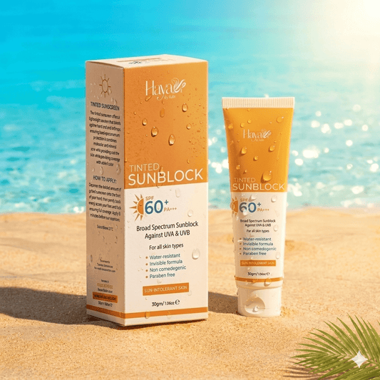 Ultra - Lightweight Tinted Sunblock | Water - Resistant, High Protection & Invisible Finish - MK Fashionclub