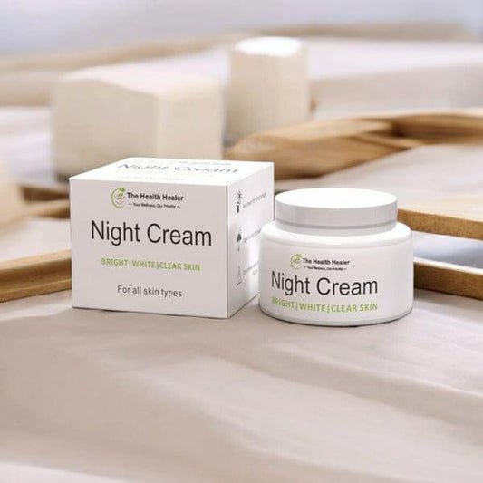 Bright White Night Cream for Glowing Skin – Whitening & Repair Cream for Pakistani Skin - MK Fashionclub