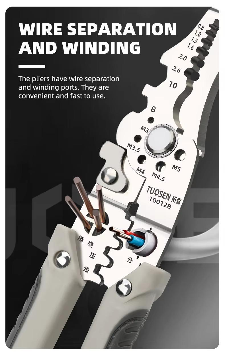 Electrician Wire Stripper Pliers Multi - Function – Chrome Vanadium Steel Heavy Duty Tool Pakistan - MK Fashionclub