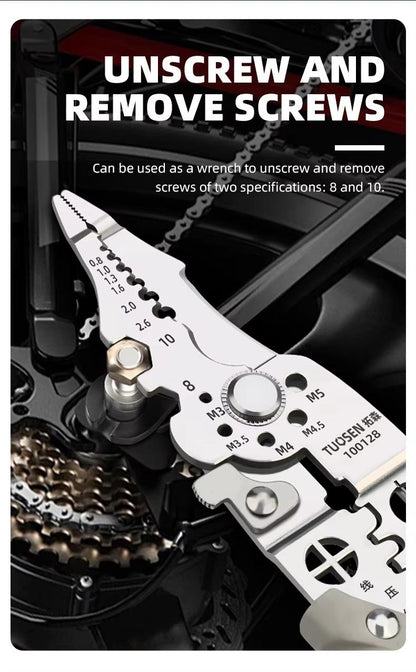 Electrician Wire Stripper Pliers Multi - Function – Chrome Vanadium Steel Heavy Duty Tool Pakistan - MK Fashionclub