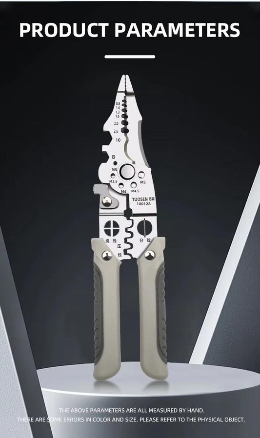 Electrician Wire Stripper Pliers Multi - Function – Chrome Vanadium Steel Heavy Duty Tool Pakistan - MK Fashionclub