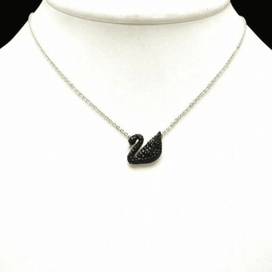 Luxury Crystal Swan Pendant Necklace – Elegant Swan Collection - MK Fashionclub
