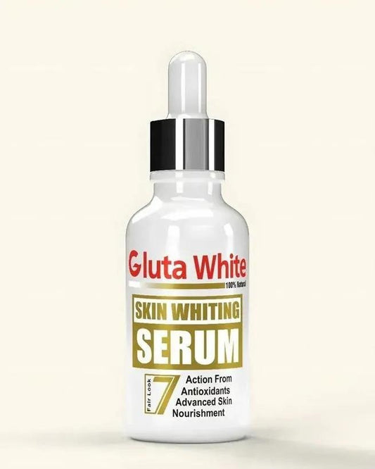 Original Gluta White Skin Whitening Serum 30ml – Brightening & Even Tone Face Serum - MK Fashionclub