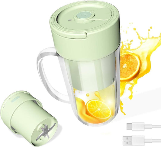 Portable Electric Juice Cup Blender – Rechargeable Travel Juicer Bottle for Office & Home - MK Fashionclub