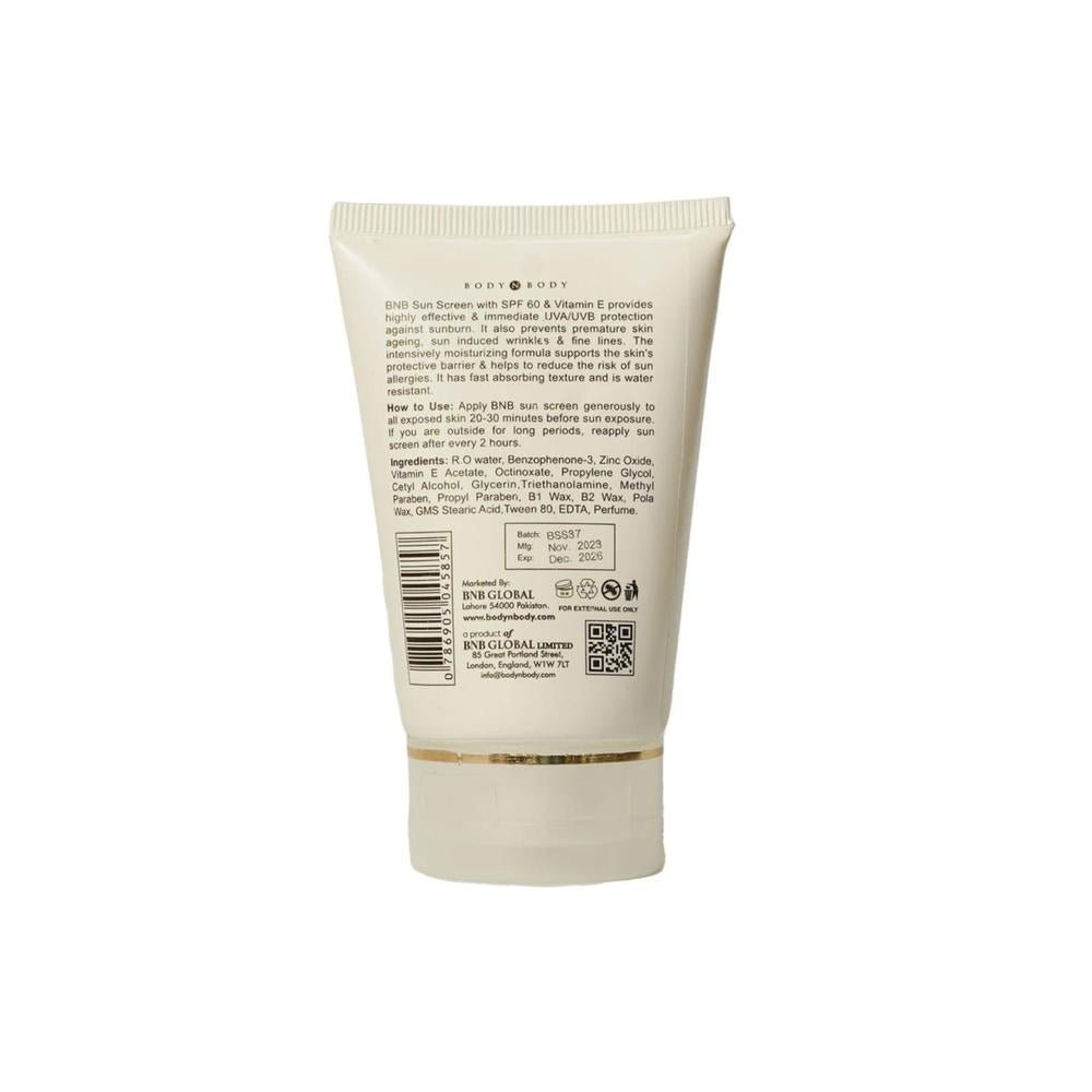 SPF 60 Sunblock Cream for All Skin Types – UV Protection & Non - Greasy Sunscreen Pakistan - MK Fashionclub