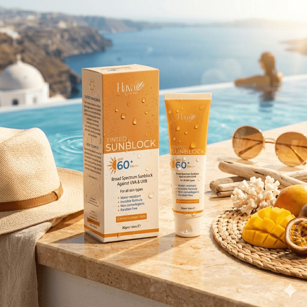 Ultra - Lightweight Tinted Sunblock | Water - Resistant, High Protection & Invisible Finish - MK Fashionclub