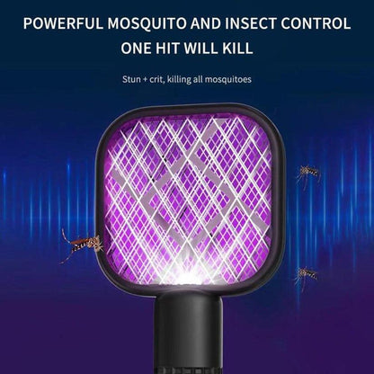 USB Rechargeable Mosquito Racket with LED Light – Electric Bug Zapper Safe Home Use Pakistan - MK Fashionclub